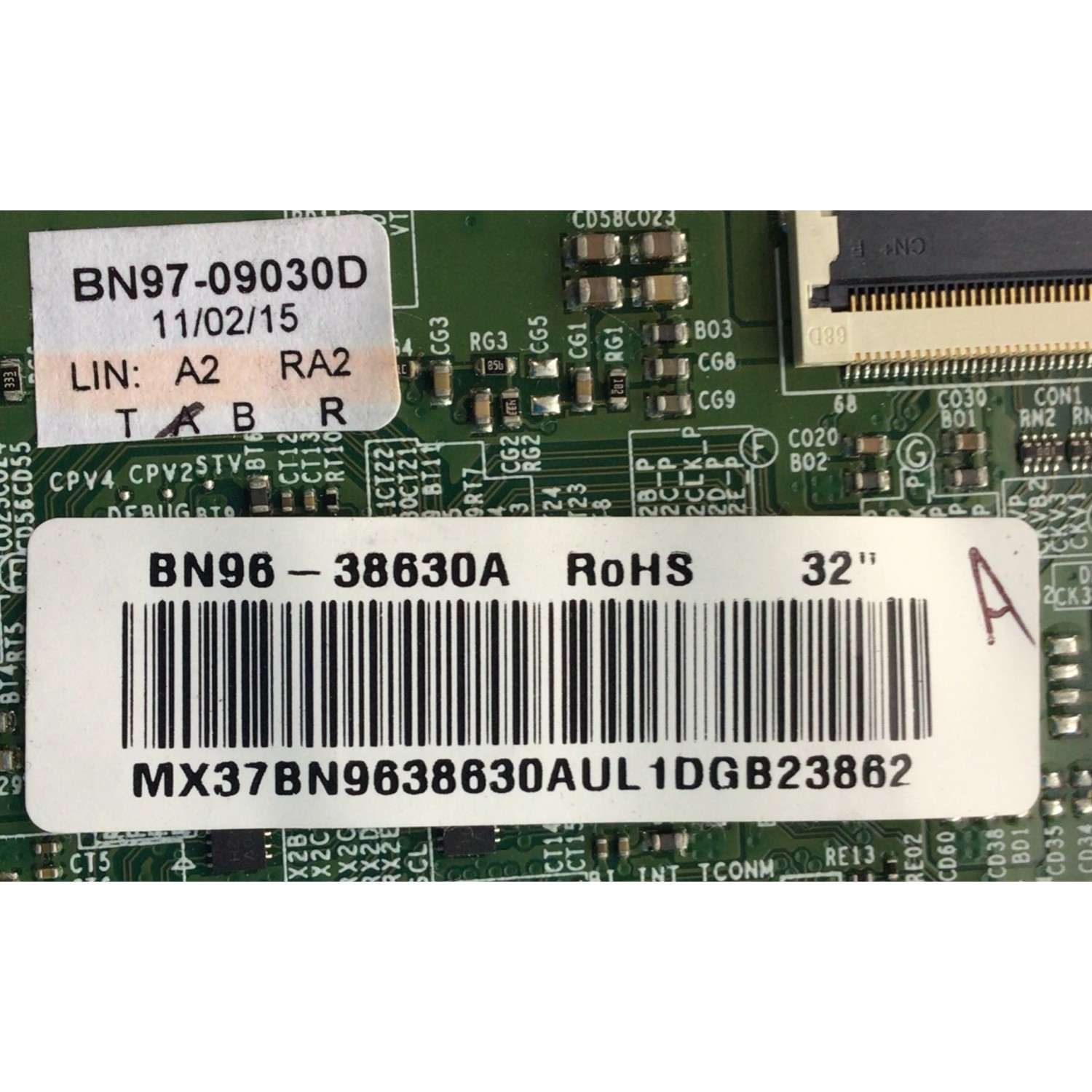 KIT DE TARJETAS PARA TV SAMSUNG / NUMERO DE PARTE MAIN BN94-08236W / BN41-02360B / BN97-09523B / BN9408236W / T-CON BN96-38630A / BN41-02111A / BN97-09030D / BN9638630A / PANEL CY-JJ032BGLV2H / MODELO UN32J525 / UN32J525DAFXZA TS01 - Imagen 2